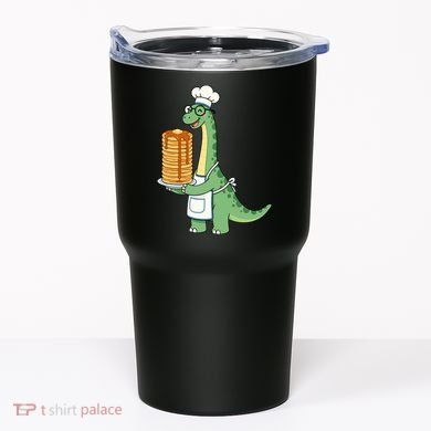 The Pancake Saurus Cute Funny Dinosaur Tumbler
