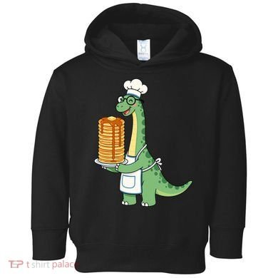 The Pancake Saurus Cute Funny Dinosaur Toddler Hoodie