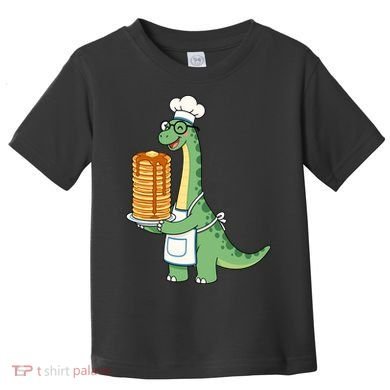 The Pancake Saurus Cute Funny Dinosaur Toddler T-Shirt