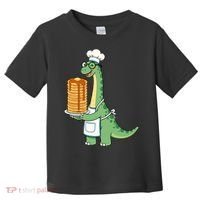 The Pancake Saurus Cute Funny Dinosaur Toddler T-Shirt thumb 0