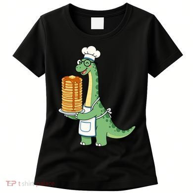 The Pancake Saurus Cute Funny Dinosaur Women's T-Shirt