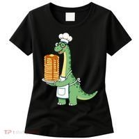 The Pancake Saurus Cute Funny Dinosaur Women's T-Shirt thumb 0