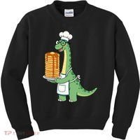 The Pancake Saurus Cute Funny Dinosaur Kids Sweatshirt thumb 0