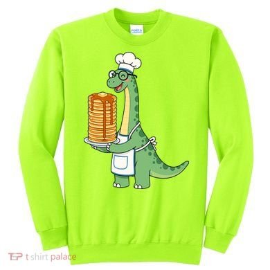 The Pancake Saurus Cute Funny Dinosaur Sweatshirt