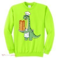 The Pancake Saurus Cute Funny Dinosaur Sweatshirt thumb 0