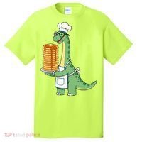 The Pancake Saurus Cute Funny Dinosaur T-Shirt thumb 0