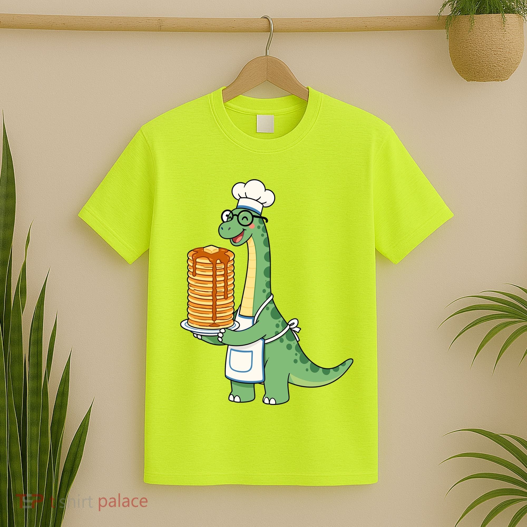 The Pancake Saurus Cute Funny Dinosaur T-Shirt
