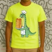 The Pancake Saurus Cute Funny Dinosaur T-Shirt thumb 3