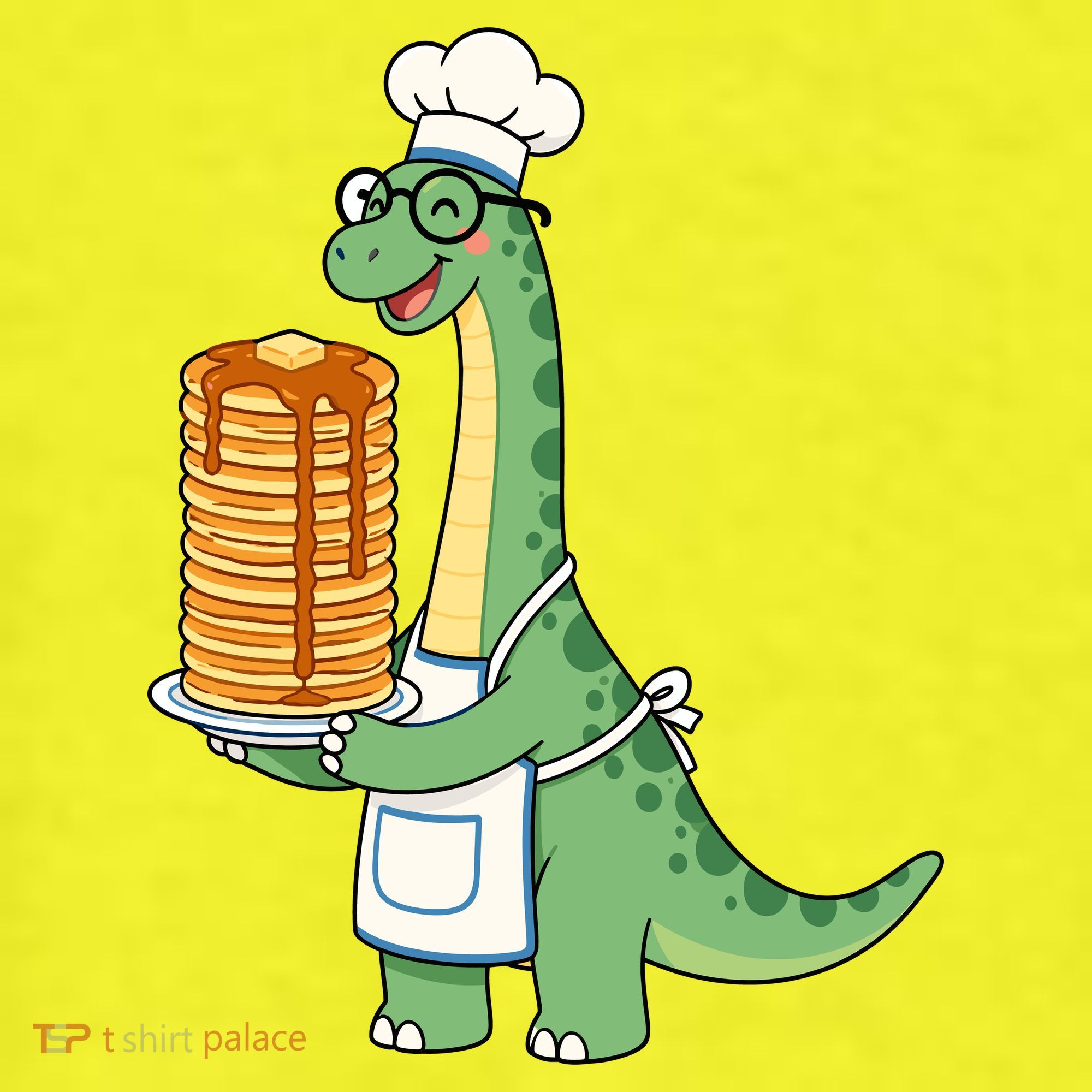 The Pancake Saurus Cute Funny Dinosaur Beanie