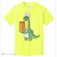 The Pancake Saurus Cute Funny Dinosaur Kids T-Shirt thumb 0