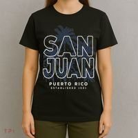 Tropical Palms San Juan San Juan Puerto Rico T-Shirt thumb 4