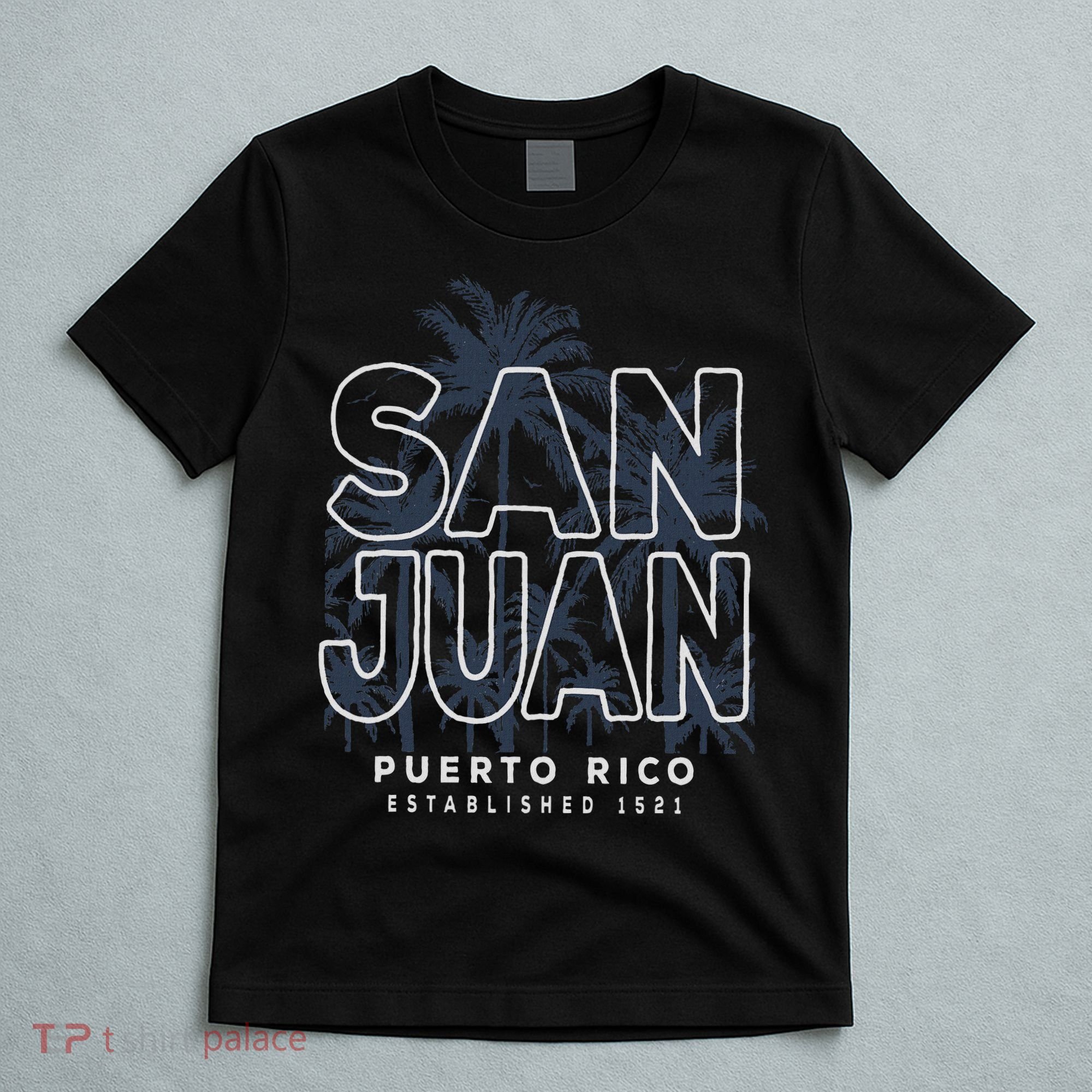 Tropical Palms San Juan San Juan Puerto Rico T-Shirt