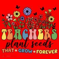 Teachers Plant Seeds That Grow Forever Santa Hat thumb 1