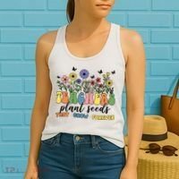 Teachers Plant Seeds That Grow Forever Women's Tank Top thumb 2