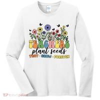 Teachers Plant Seeds That Grow Forever Women's Long Sleeve Shirt thumb 0