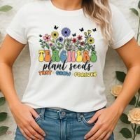 Teachers Plant Seeds That Grow Forever Women's T-Shirt thumb 2