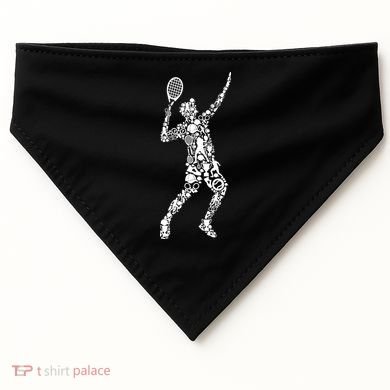 Tennis Player USA-Made Doggie Bandana