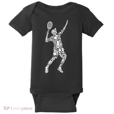 Tennis Player Baby Bodysuit