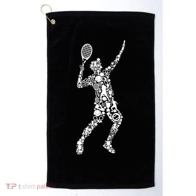 Tennis Player Golf Towel