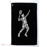Tennis Player Golf Towel thumb 0