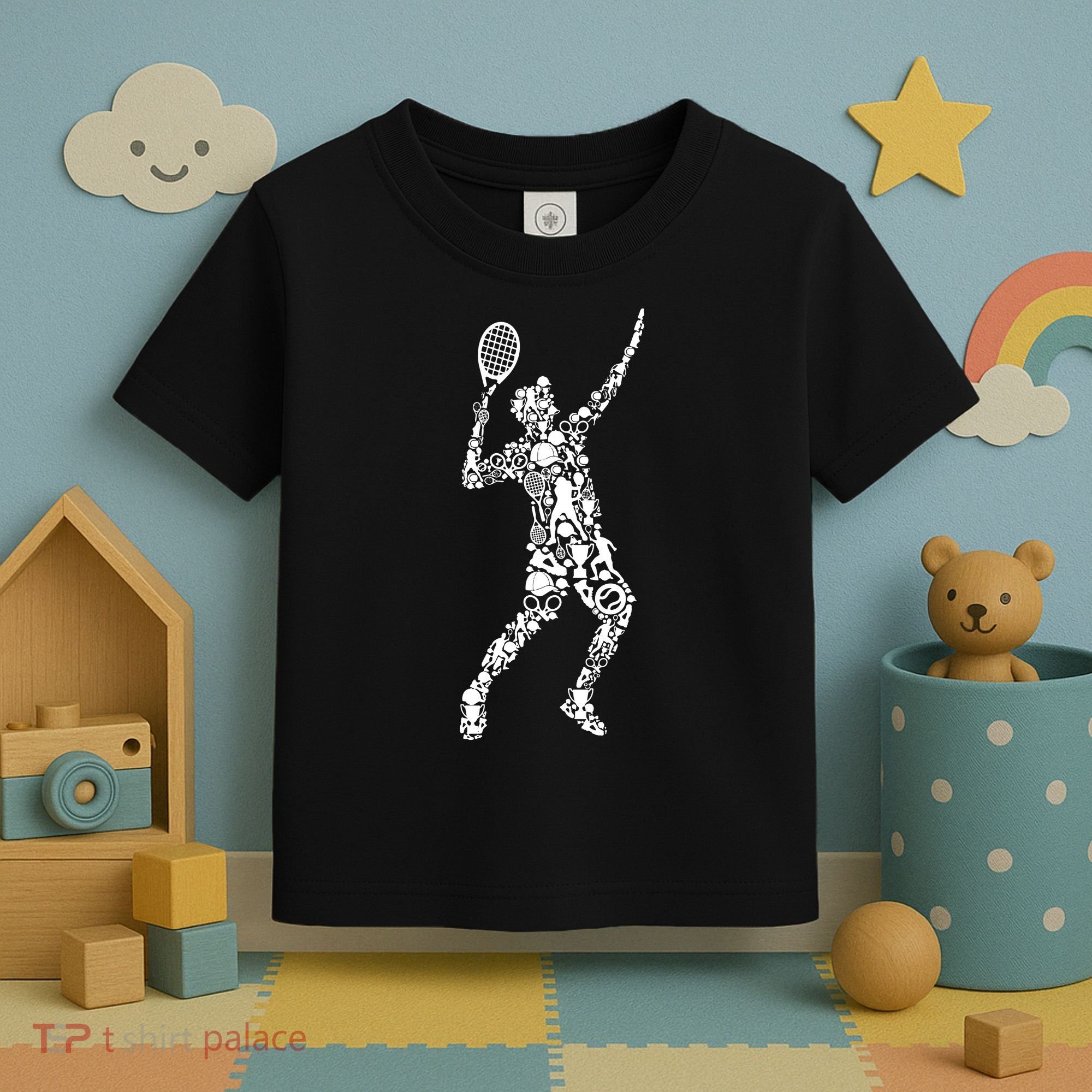 Tennis Player Toddler T-Shirt