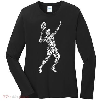 Tennis Player Women's Long Sleeve Shirt