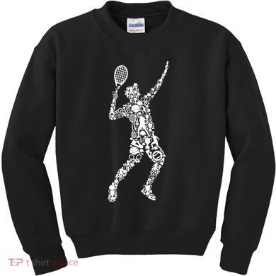 Tennis Player Kids Sweatshirt