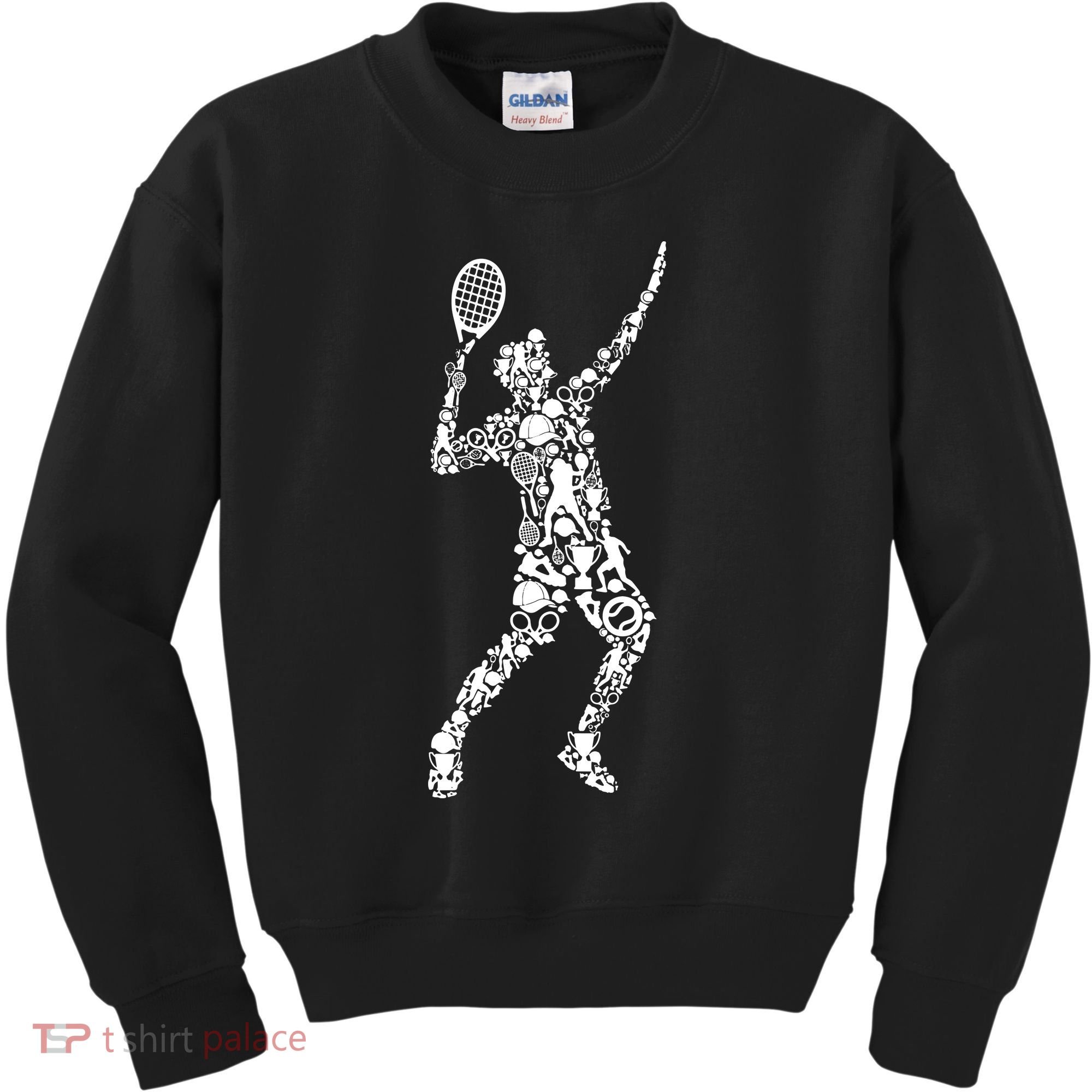 Tennis Player Kids Sweatshirt