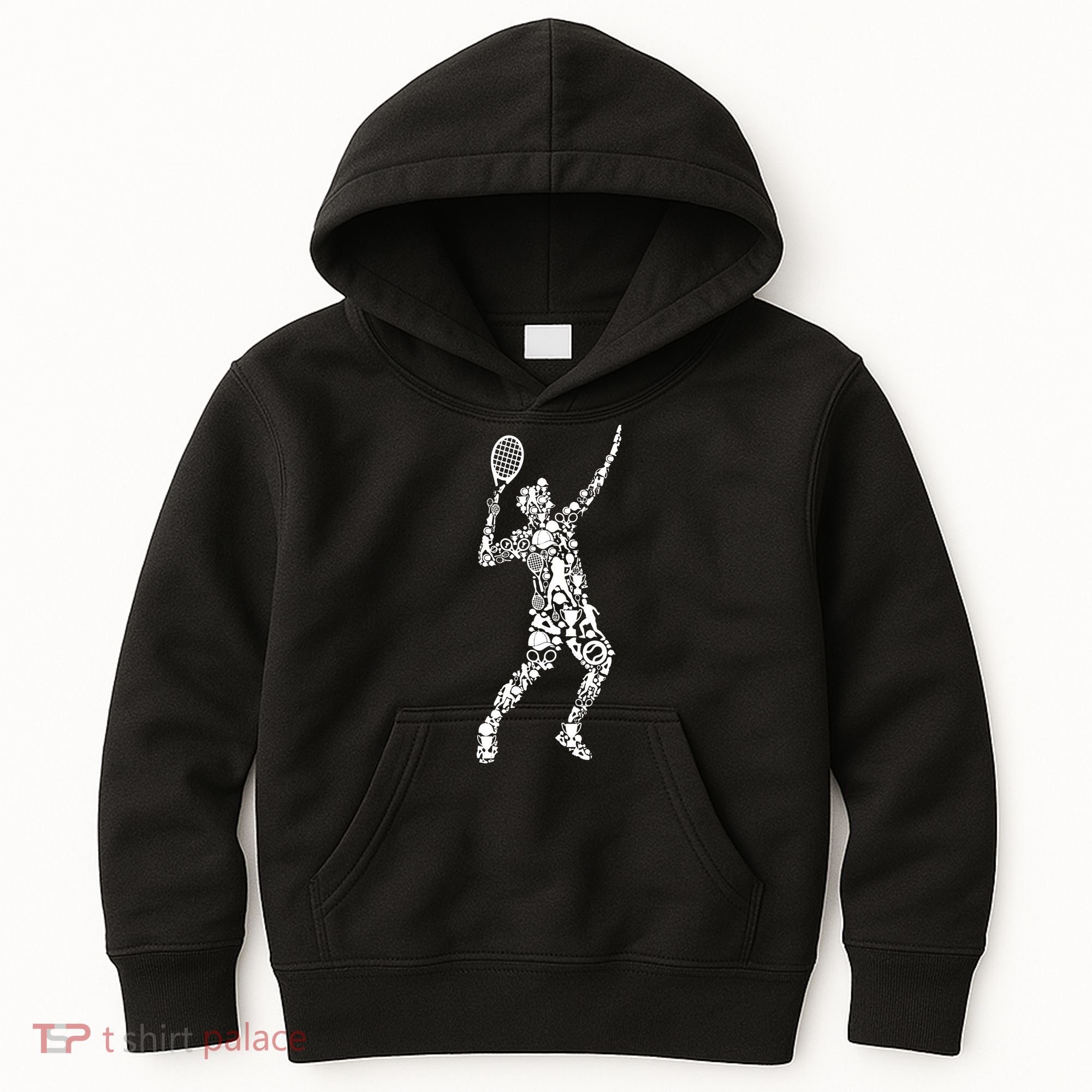 Tennis Player Kids Hoodie