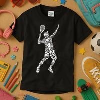 Tennis Player Kids T-Shirt thumb 3
