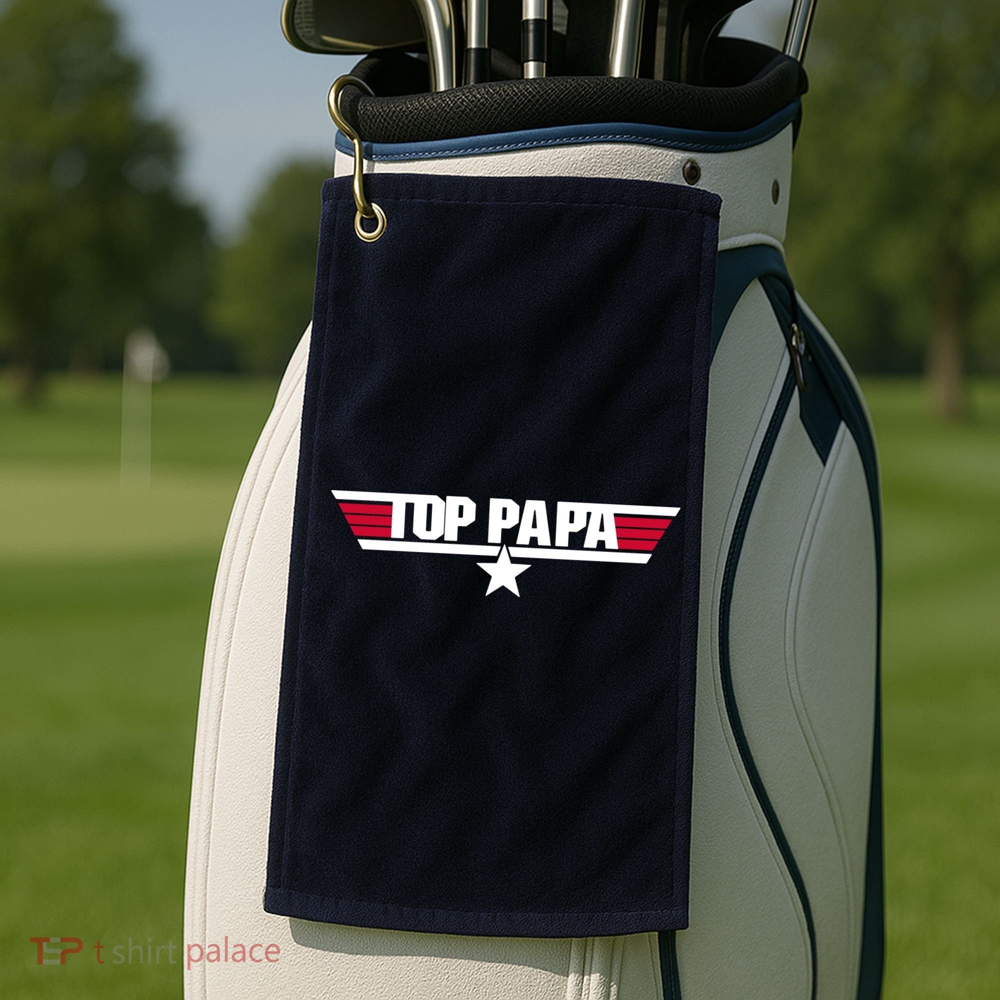 Top Papa Golf Towel