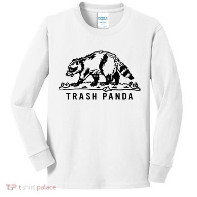 Trash Panda Kids Long Sleeve Shirt