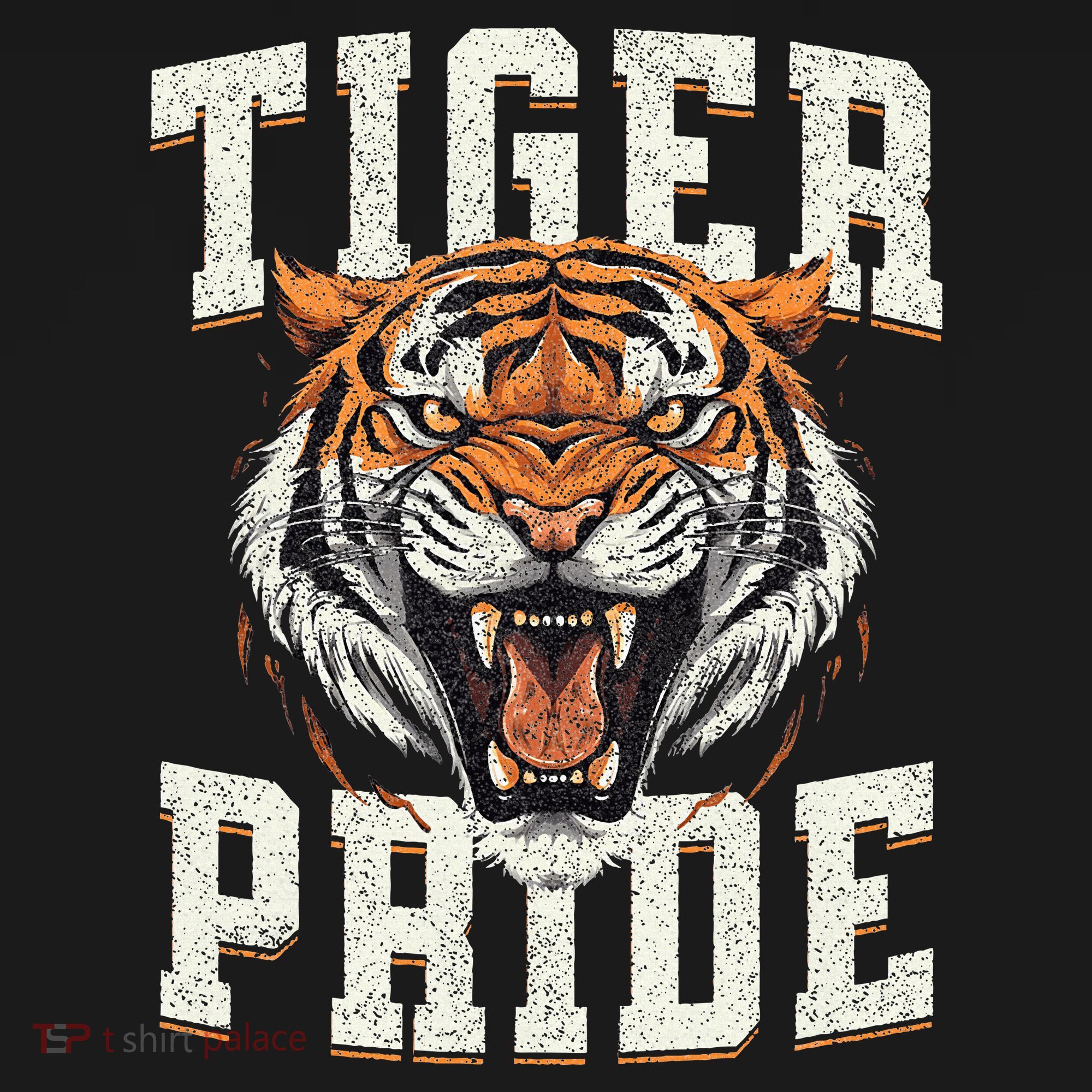 Tiger Pride Tiger Mascot Vintage School Sports Team T-Shirt