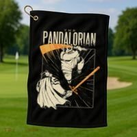 The Pandalorian Golf Towel thumb 1