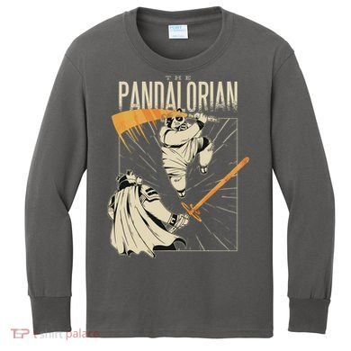 The Pandalorian Kids Long Sleeve Shirt