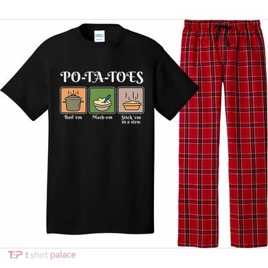 Taters Po Ta Toes Potato Boil Em Pajama Set