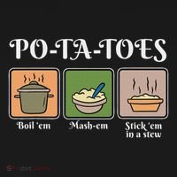 Taters Po Ta Toes Potato Boil Em Pajama Set thumb 2