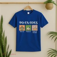 Taters Po Ta Toes Potato Boil Em T-Shirt thumb 2