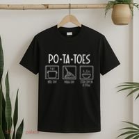 Taters Po Ta Toes Potatoes Funny Nerdy Fantasy T-Shirt thumb 2