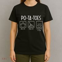 Taters Po Ta Toes Potatoes Funny Nerdy Fantasy T-Shirt thumb 4