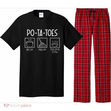 Taters Po Ta Toes Potatoes Funny Nerdy Fantasy Pajama Set