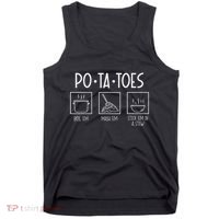 Taters Po Ta Toes Potatoes Funny Nerdy Fantasy Tank Top thumb 0