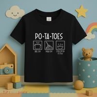 Taters Po Ta Toes Potatoes Funny Nerdy Fantasy Toddler T-Shirt thumb 3
