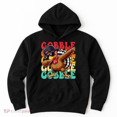 Thanksgiving Pilgrim Turkey Day Gobble Hoodie