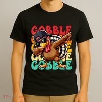 Thanksgiving Pilgrim Turkey Day Gobble T-Shirt thumb 3