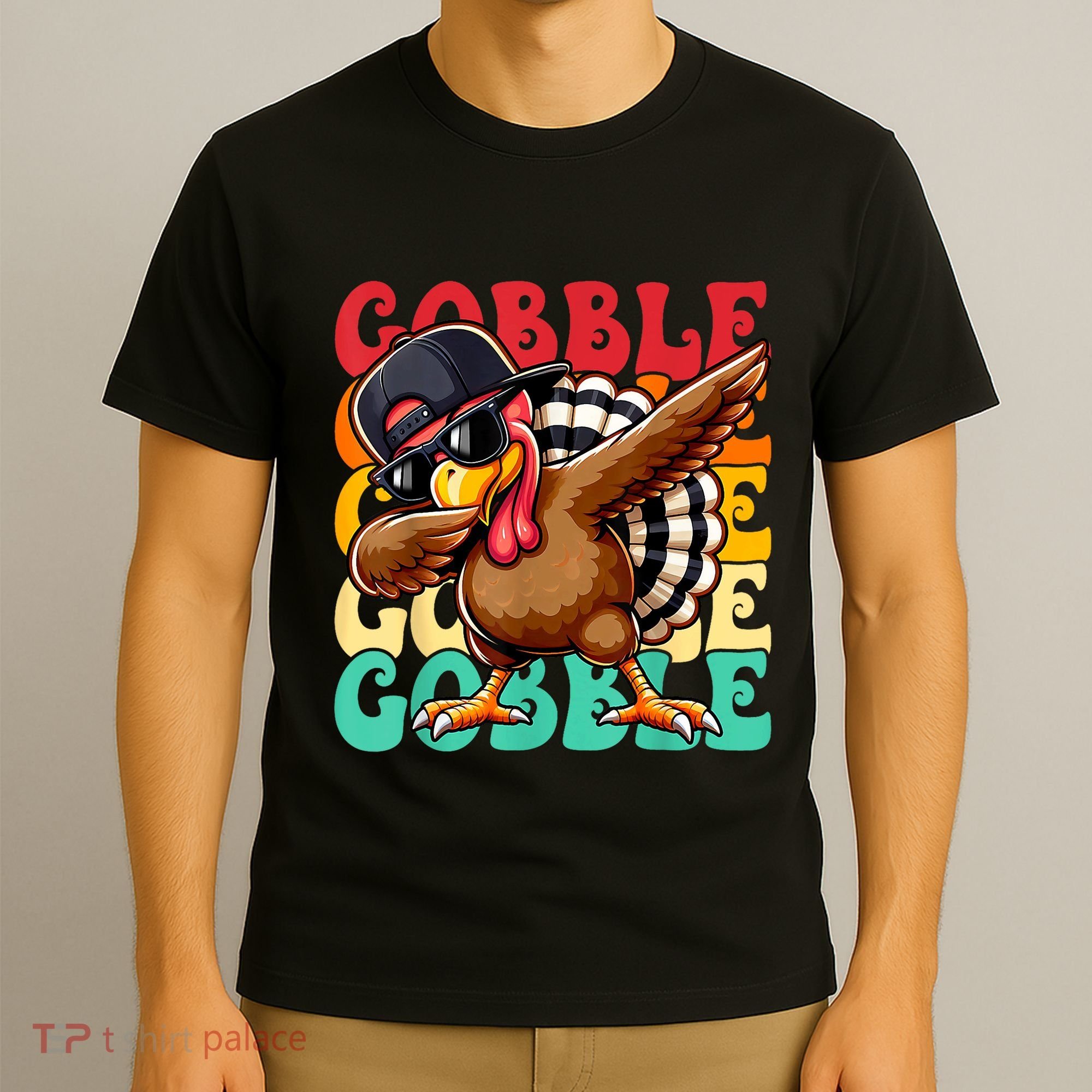 Thanksgiving Pilgrim Turkey Day Gobble T-Shirt