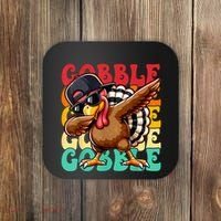 Thanksgiving Pilgrim Turkey Day Gobble Coaster thumb 0