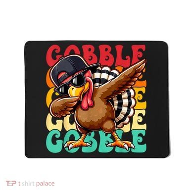 Thanksgiving Pilgrim Turkey Day Gobble Mousepad