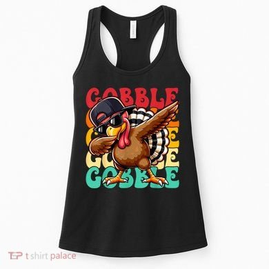 Thanksgiving Pilgrim Turkey Day Gobble Women's Tank Top