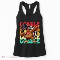 Thanksgiving Pilgrim Turkey Day Gobble Women's Tank Top thumb 0